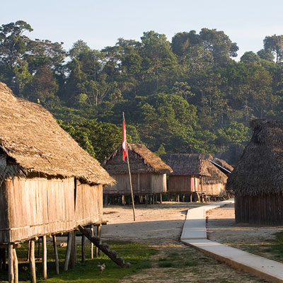 Path through the village