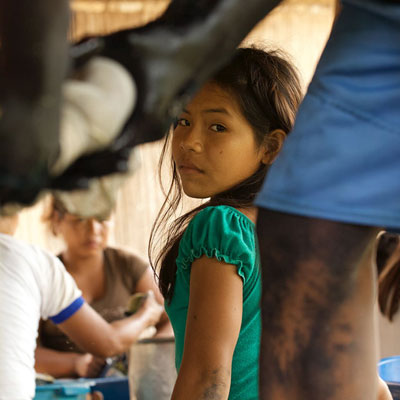 Matsés indian girl