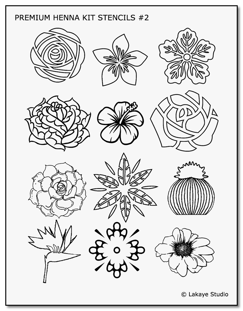 download our free temporary tattoo stencils