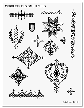 Moroccan Tattoo Design Stencils