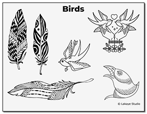 Free Stencil Designs: Birds