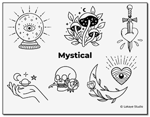 Free Stencil Designs: Mystical