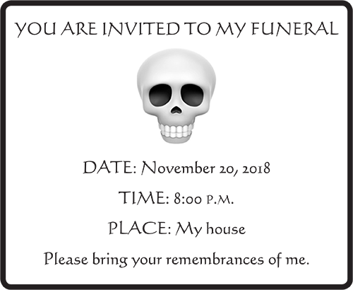 Funeral Invitation