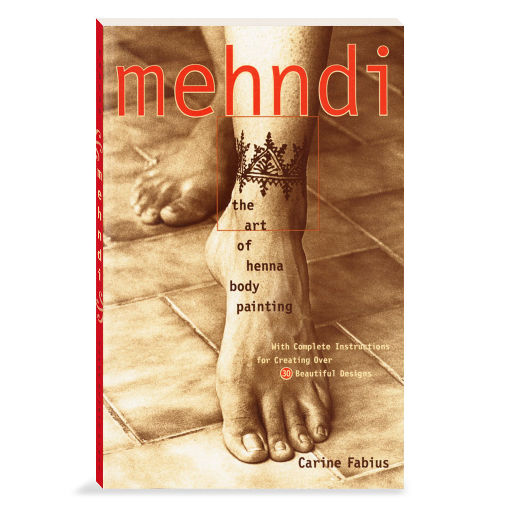 Mehndi book by Carine Fabius: Front cover