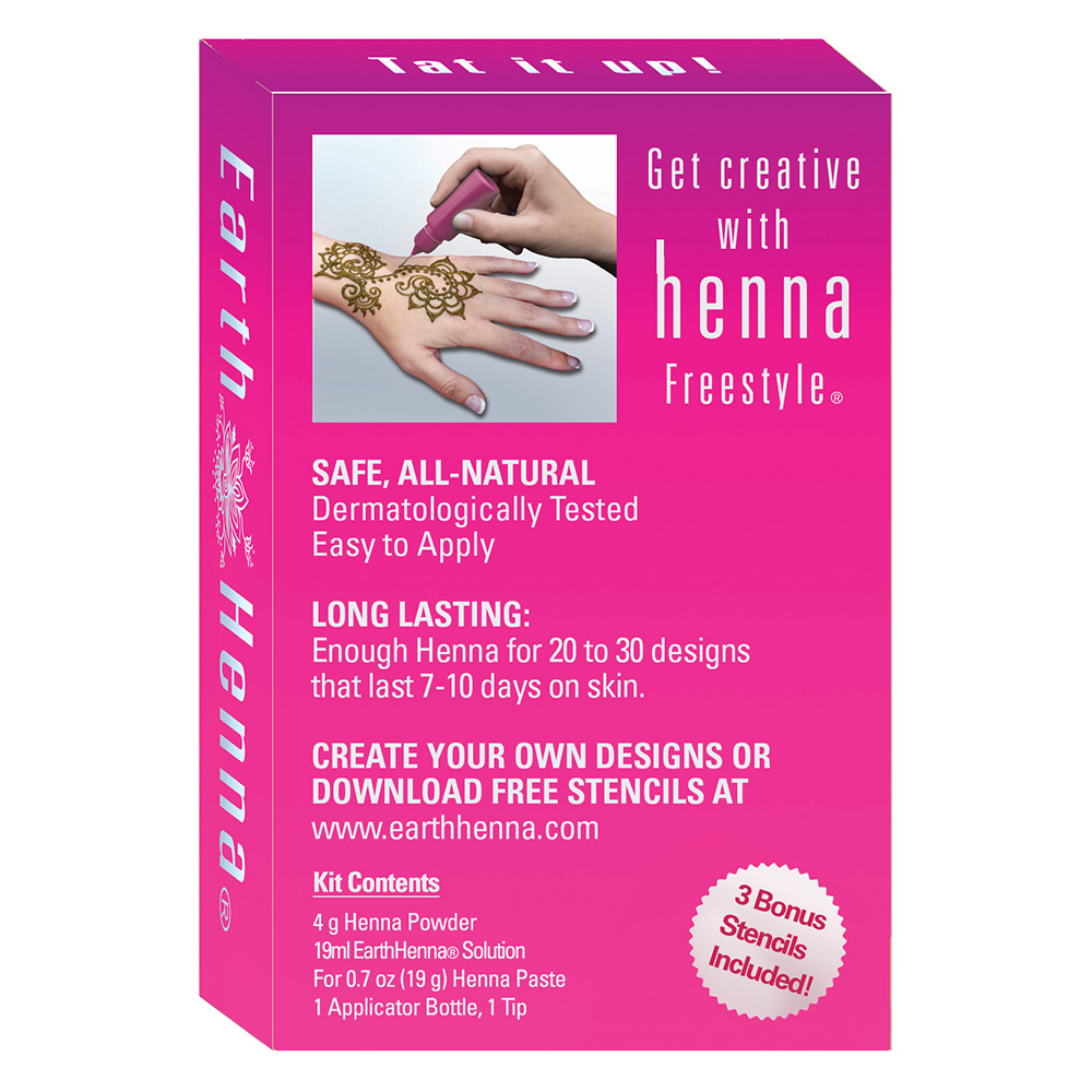 Earth Henna Applicator Bottle with Fine Tip