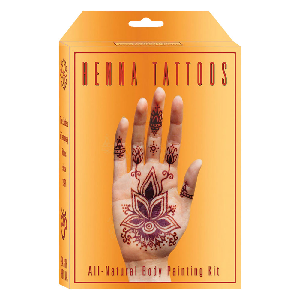 Earth Henna Premium Body Painting Kit | Temporary Tattoos