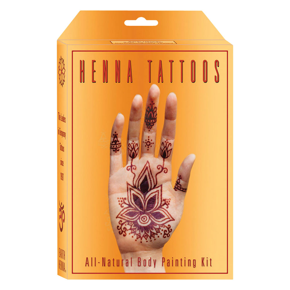 Earth Henna Premium Body Painting Kit Temporary Tattoos Earth Henna Premium Body Painting Kit Temporary Tattoos
