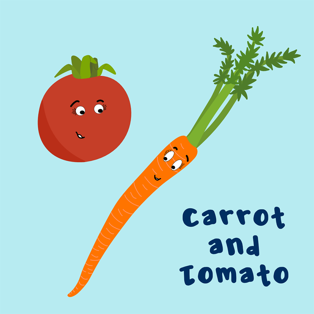 Carrot and Tomato