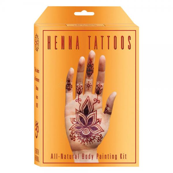 Earth Henna Premium Body Painting Kit Temporary Tattoos